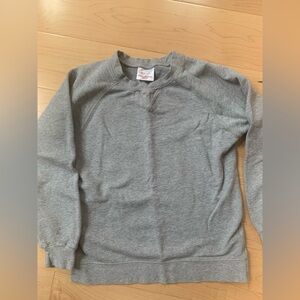 Hanna Andersson kid's Crewneck Sweatshirt - Heather Gray sz 140 or 10